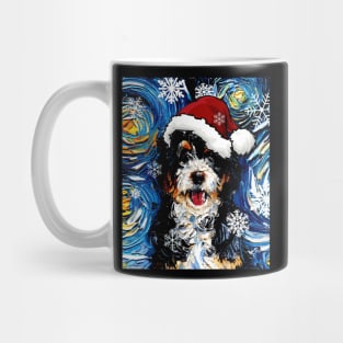 Bernedoodle Santa Mug